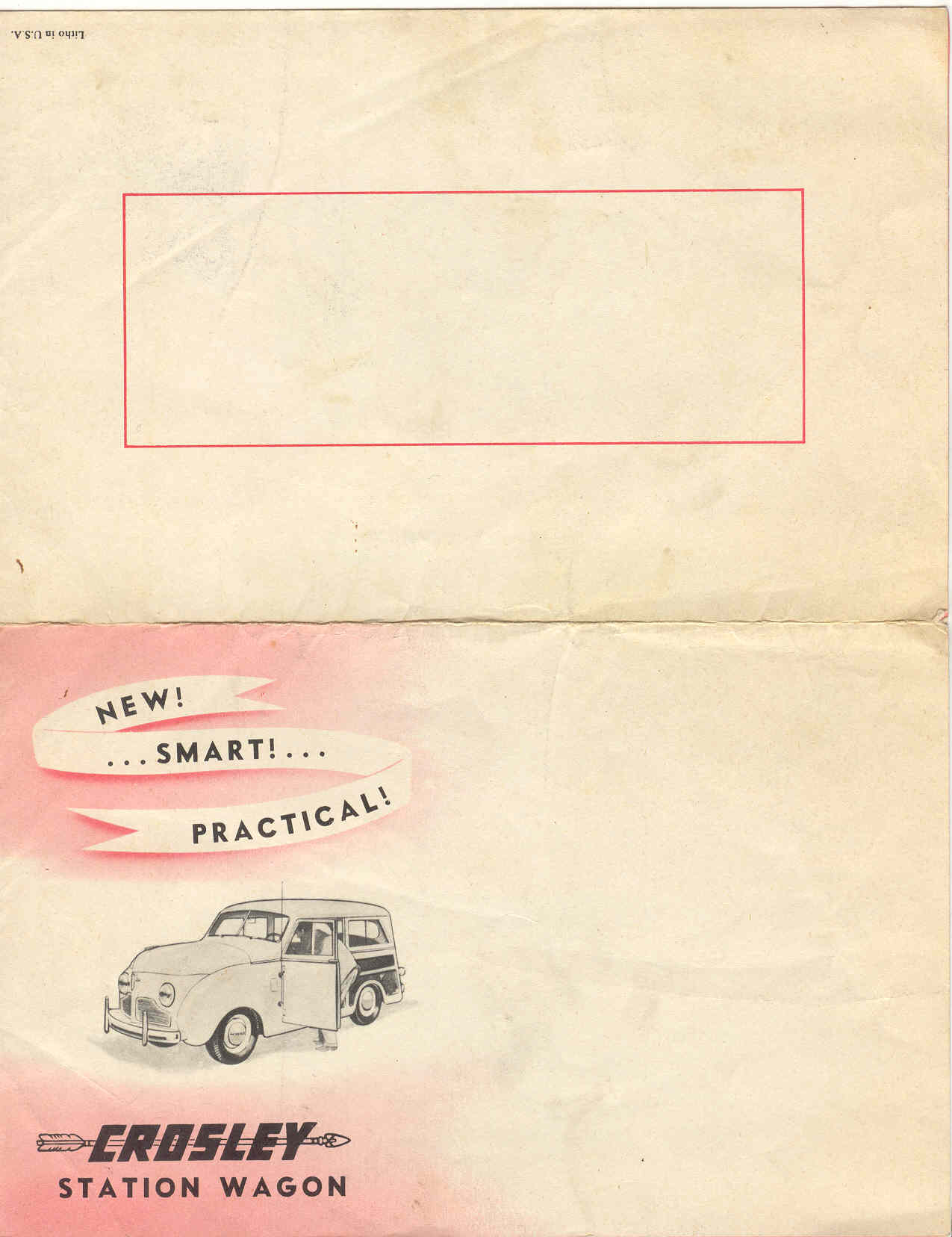 1948 Crosley Automobiles Brochure Page 4